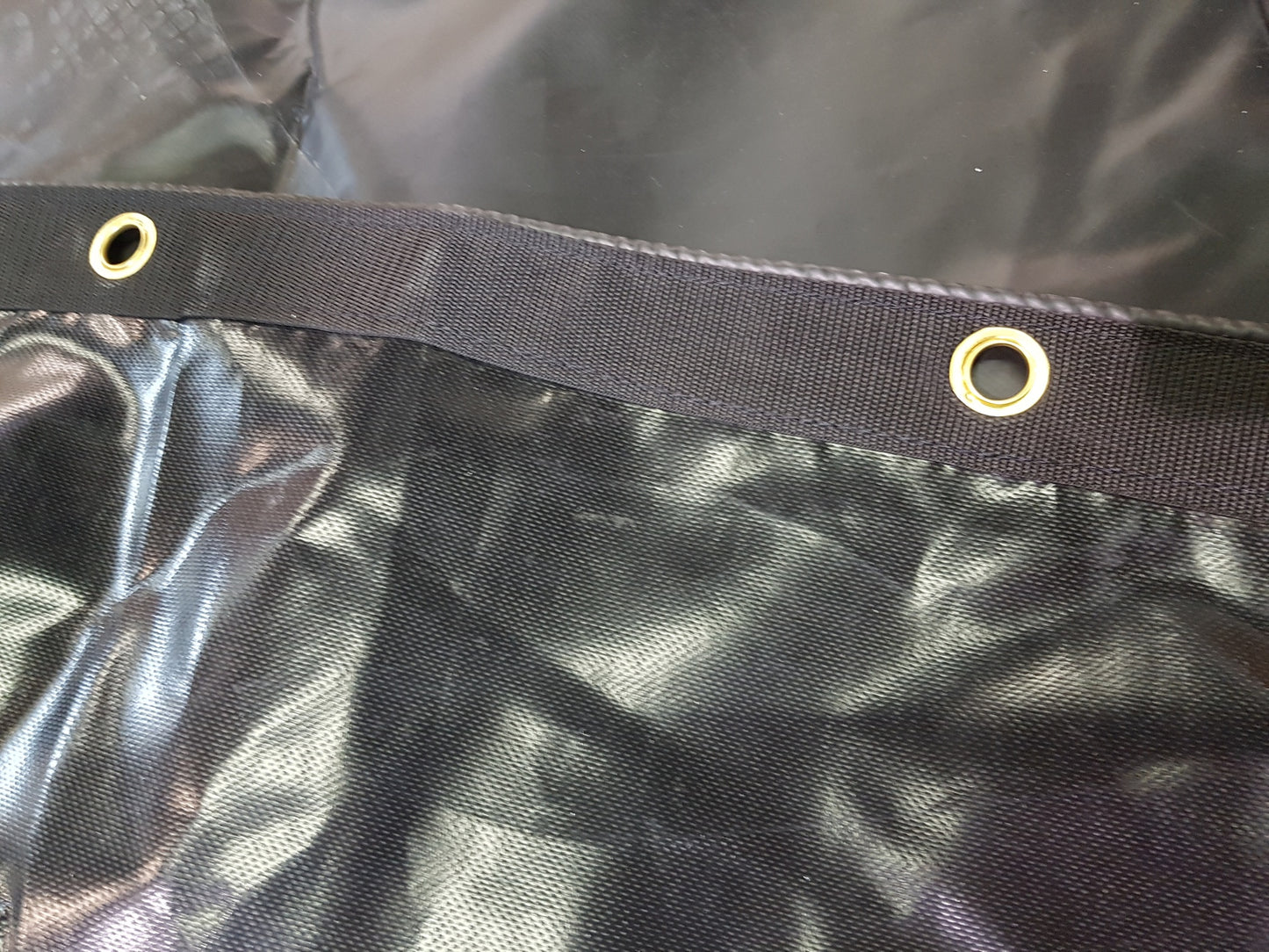 24' Wide x 18' Long Lumber Tarp With 8' x 8' Flap