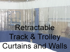 Retractable Track and Trolley Curtains and Walls