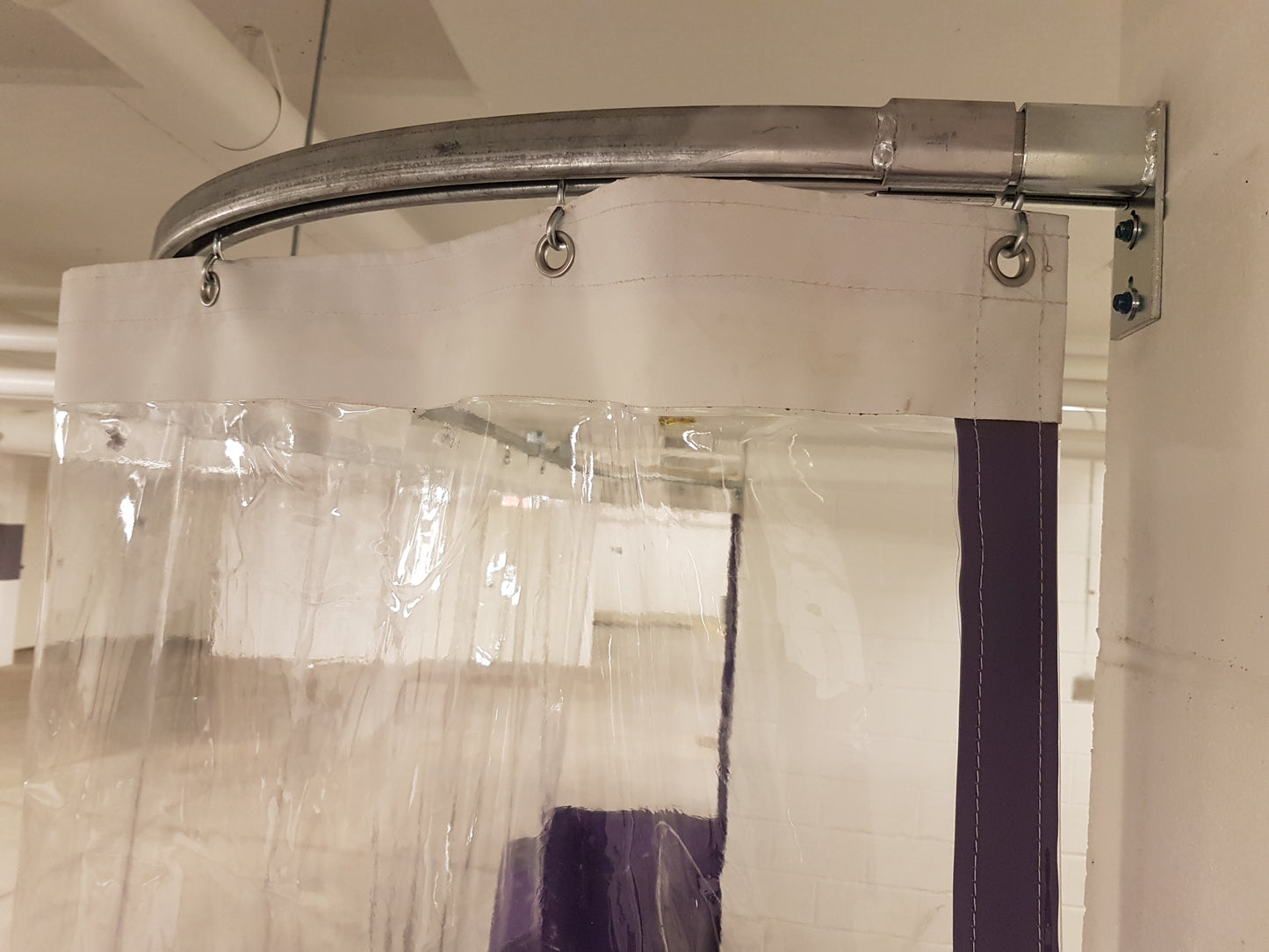 Track & Trolley Curtain Kit 10' x 18' (With Window & Hardware)