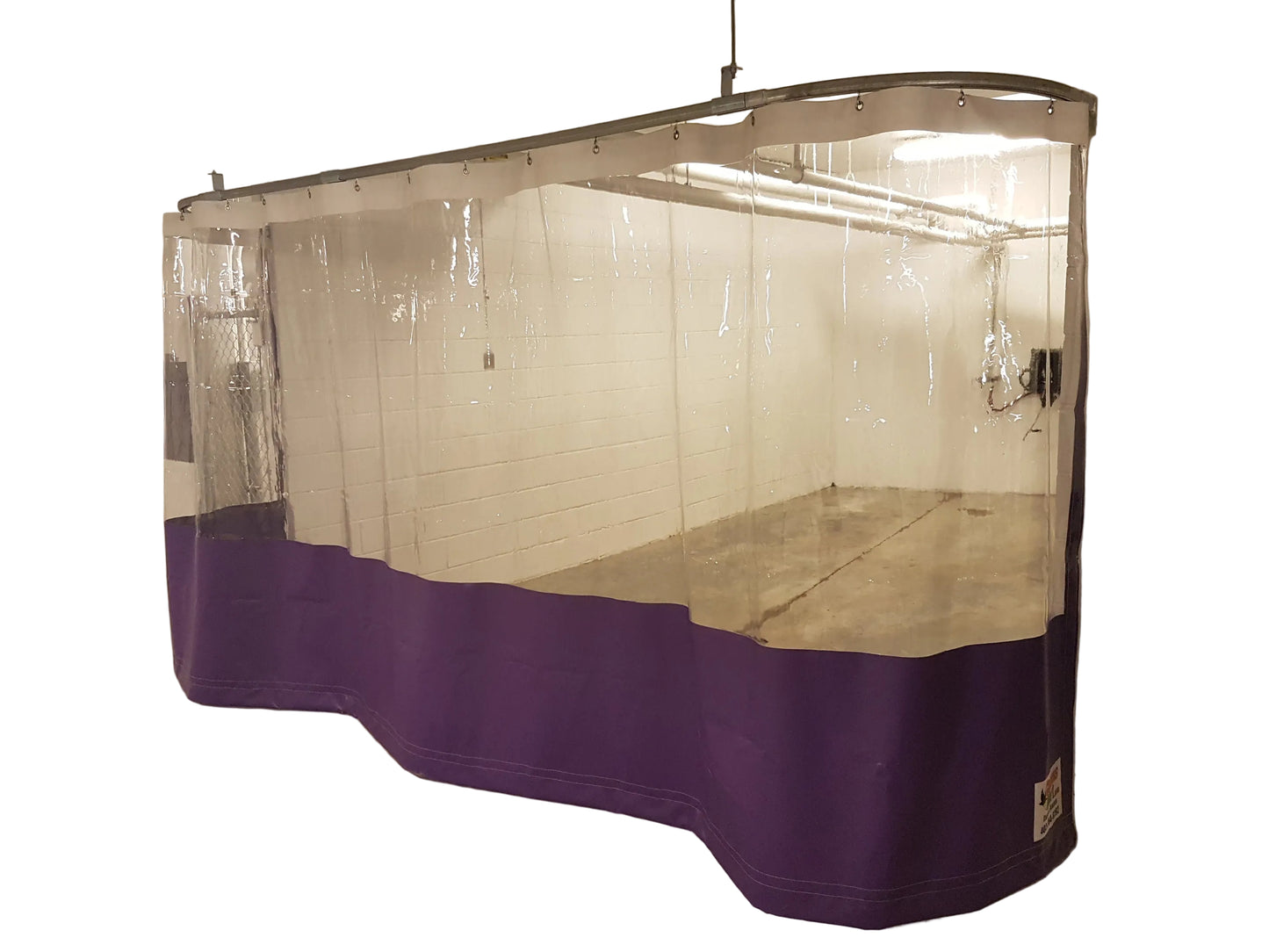Track & Trolley Curtain Kit 10' x 18' (With Window & Hardware)
