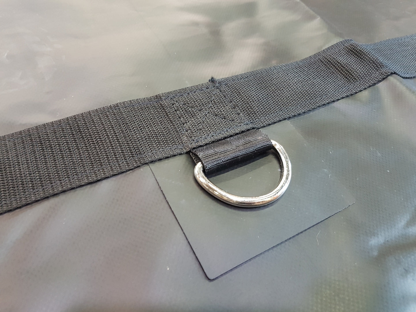 24' Wide x 18' Long Lumber Tarp With 8' x 8' Flap