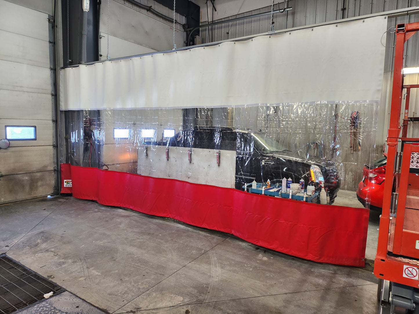 Track & Trolley Curtain Kit 10' x 18' (With Window & Hardware)