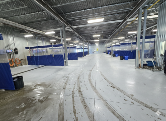 Car Wash Curtain 10' high  x 20' long (With Window)