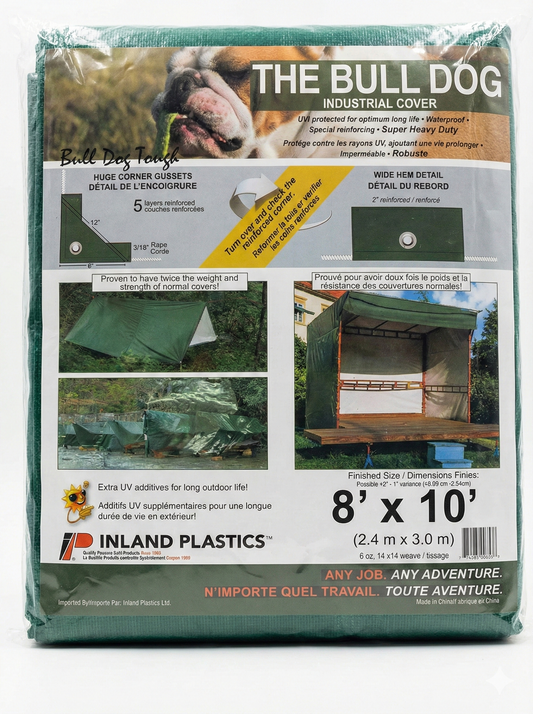 8' x 10' Pre-Fabricated Tarp (heavy-duty)