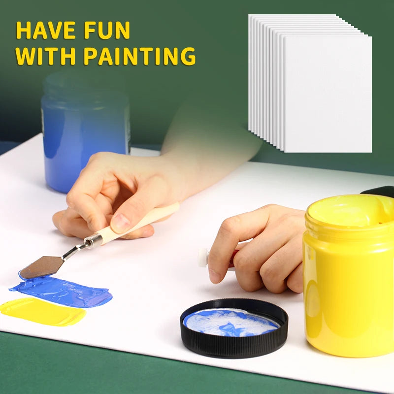 20 Pack 5×7 Inch Canvas Boards for Painting