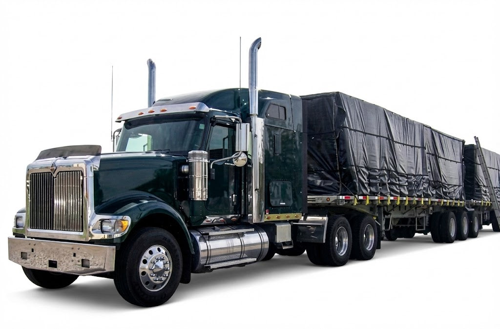 24' Wide x 21' Long Lumber Tarp With NO Flap (centre tarp)